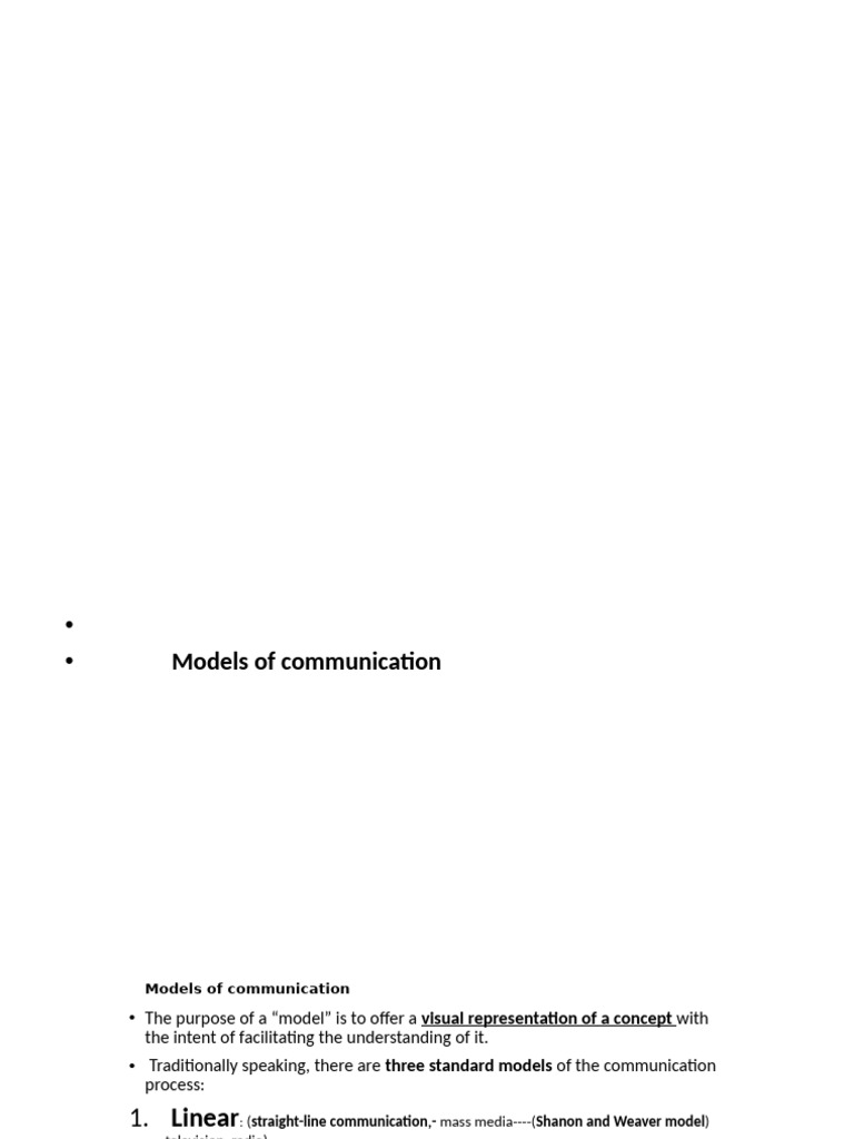 Communication Models Explained | PDF | Communication | Human Communication