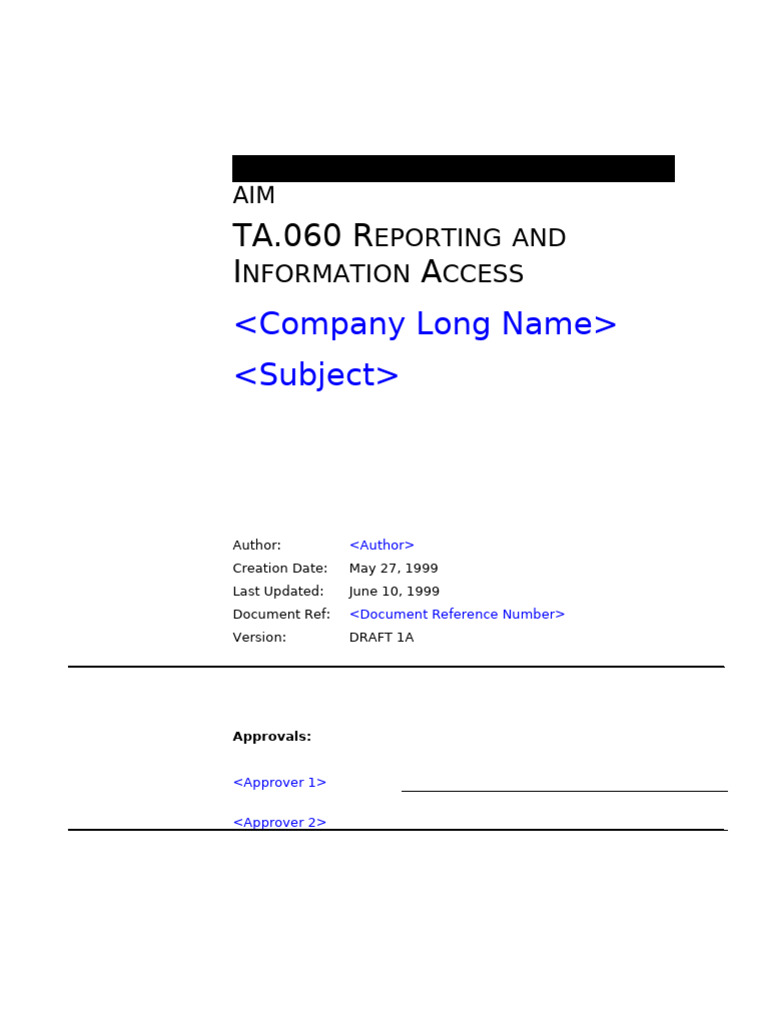 Reporting and Information Access Strategy | PDF | Databases | Microsoft ...