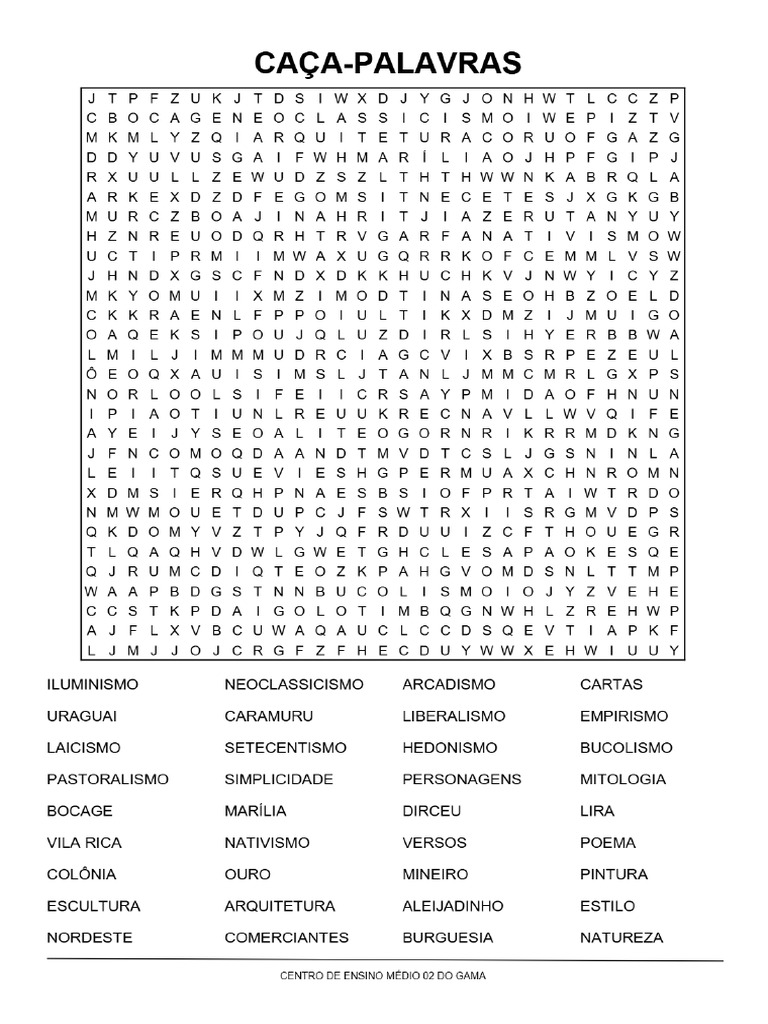 Caca Palavras | PDF