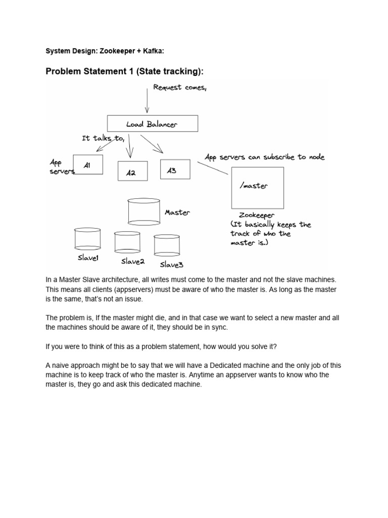 Zookeeper and Kafka System Design Overview | PDF | Computer Cluster ...
