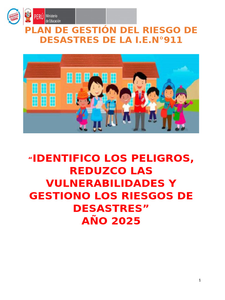 Plan de Gestión de Riesgo 2025 | PDF | Radiación