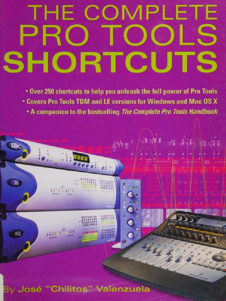 Valenzuela, José - The Complete Pro Tools Shortcuts | PDF