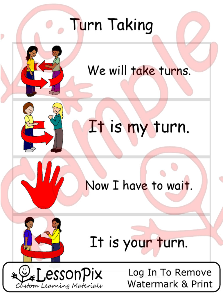 Turn Taking Activities for Kids | PDF