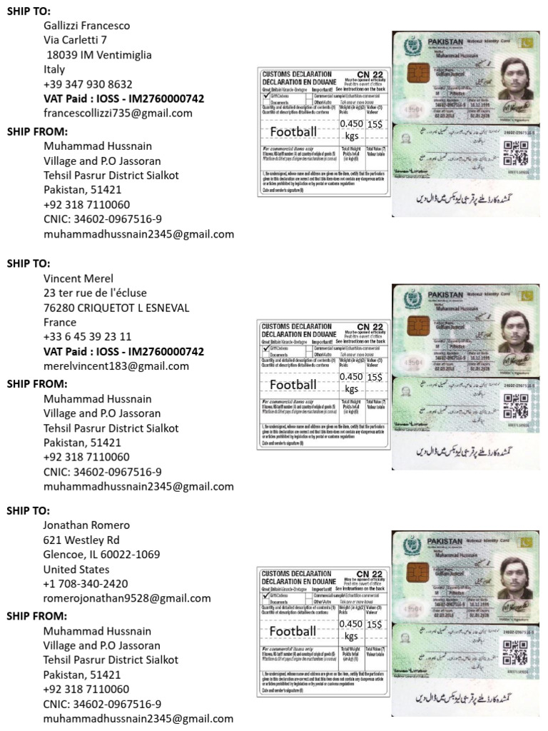 Addresses 22-10-2024 | PDF