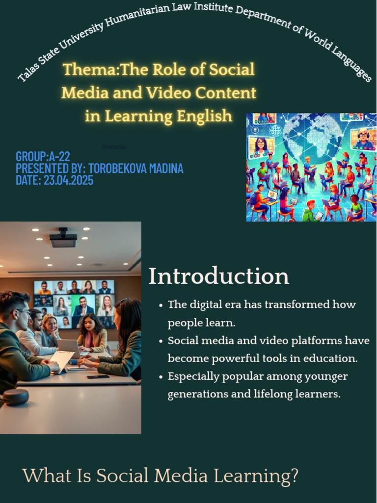 The Rise of Social Media and Video Content in Learning PDF | PDF ...