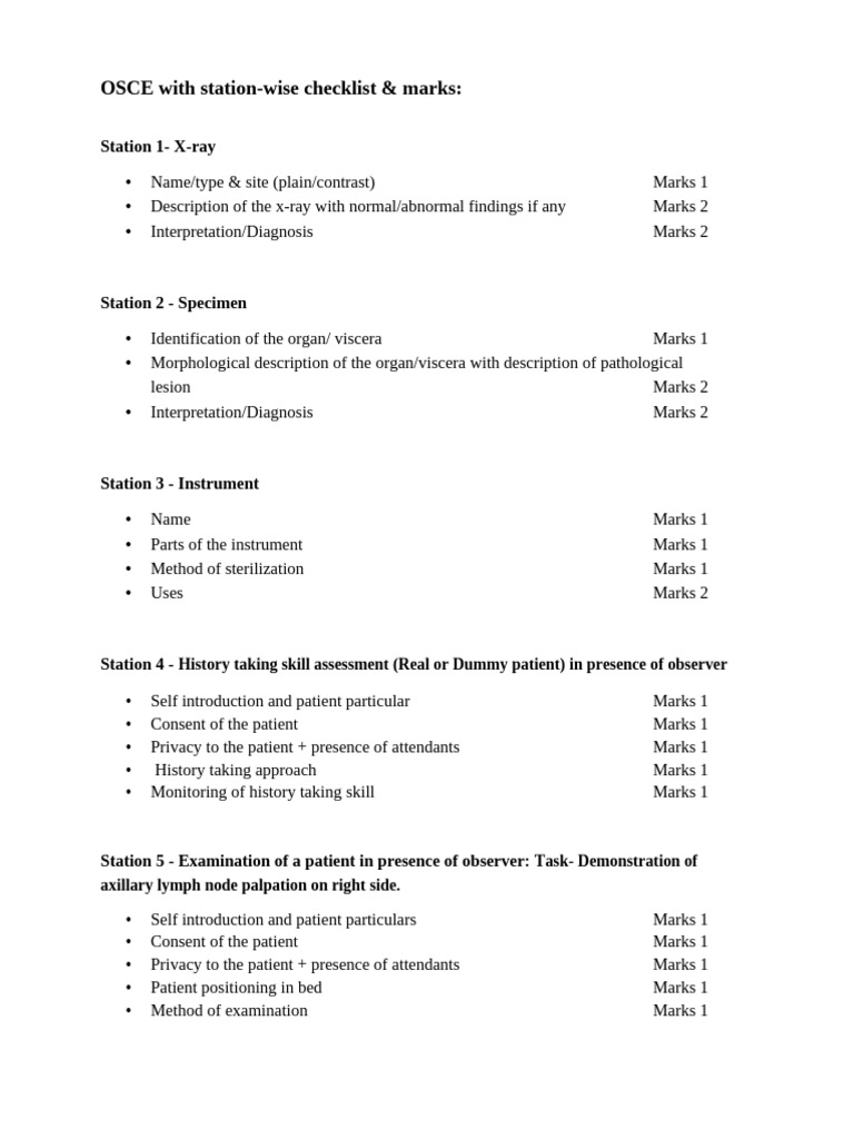 Osce 04-04-2024 | PDF | Medical Diagnosis | Diseases And Disorders