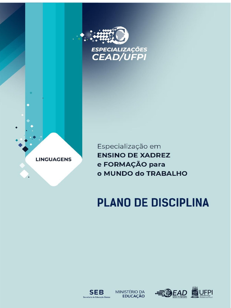 PLANO - DISCIP - ENS XADREZ FORMAÇÃO P O MUNDO Do TRABALHO | PDF ...