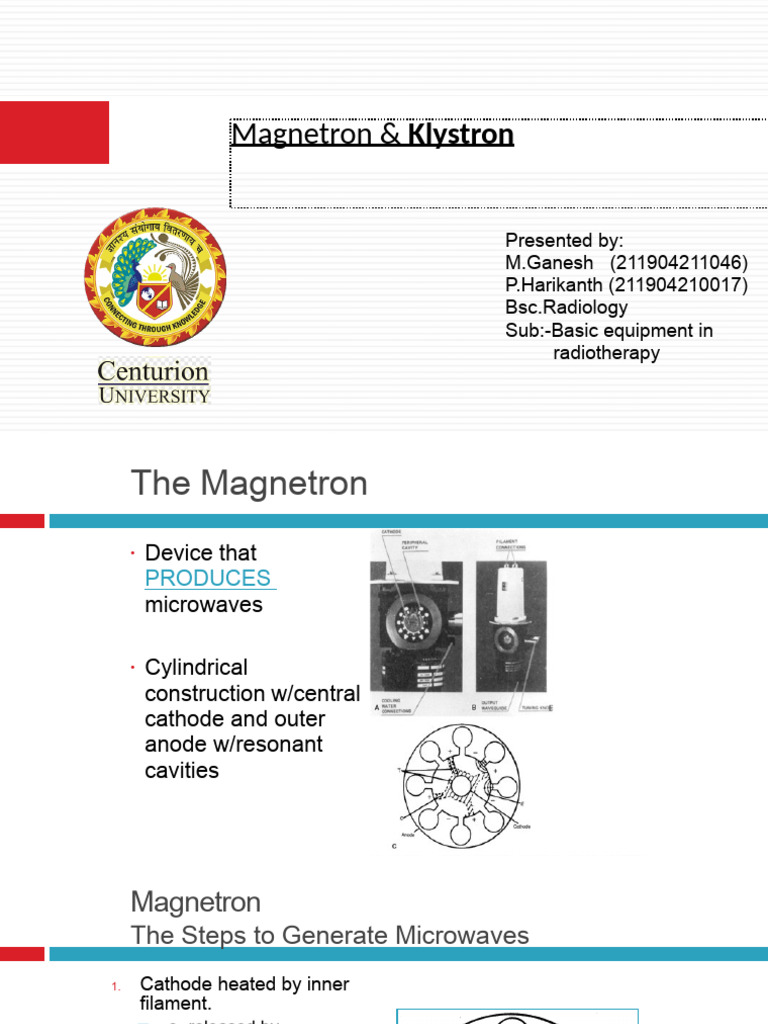 Magnetron vs Klystron in Radiotherapy | PDF | Microwave | Radio Technology