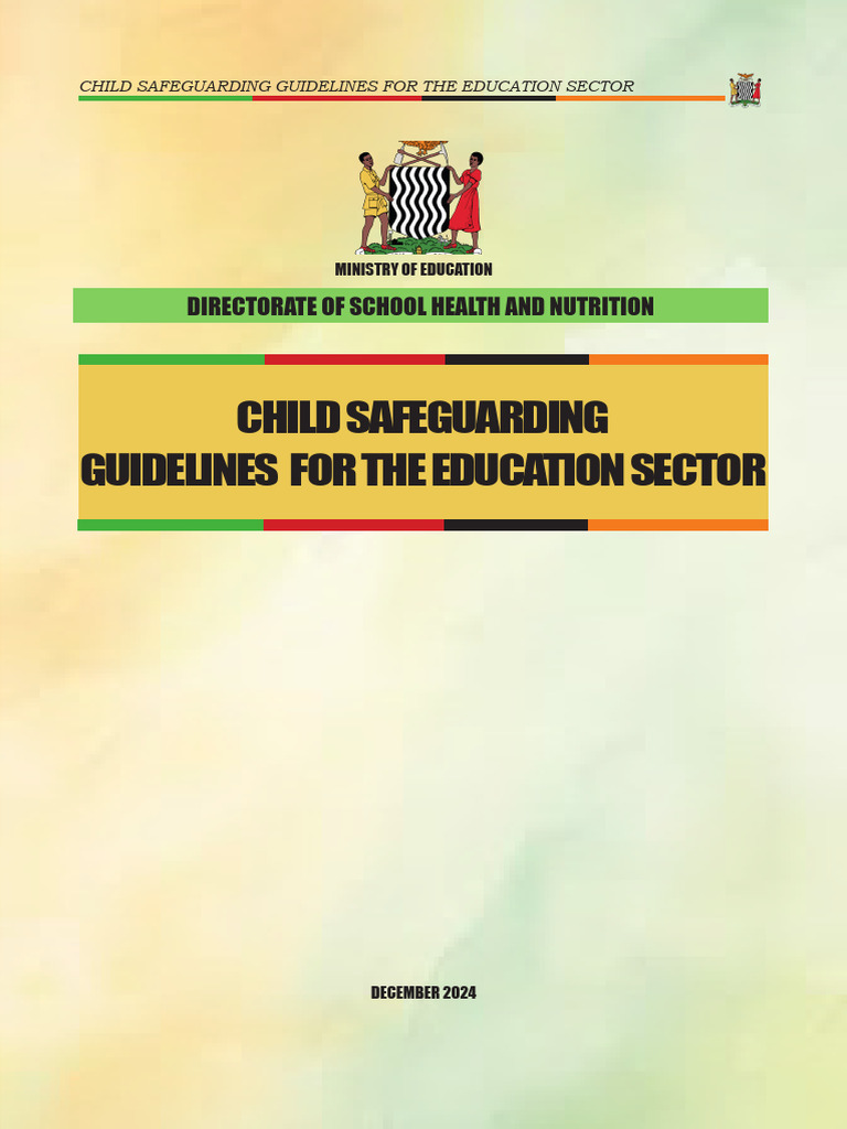Child Safeguarding Guidelines Text | PDF
