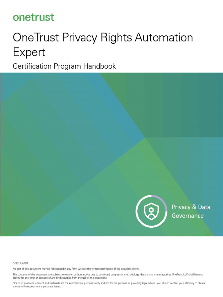 Privacy Rights Automation Expert Handbook - 202304 | PDF | Privacy ...