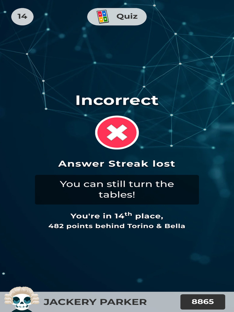 Incorrect - Kahoot! | PDF