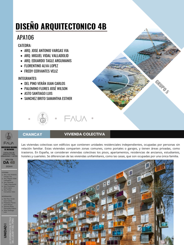 Vivienda Colectiva en Perú: Historia y Tipos | PDF | Lima | Perú