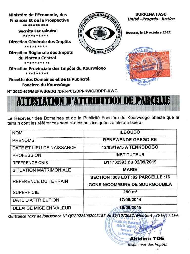 attestation-d-atribution-de-parcelle-pdf