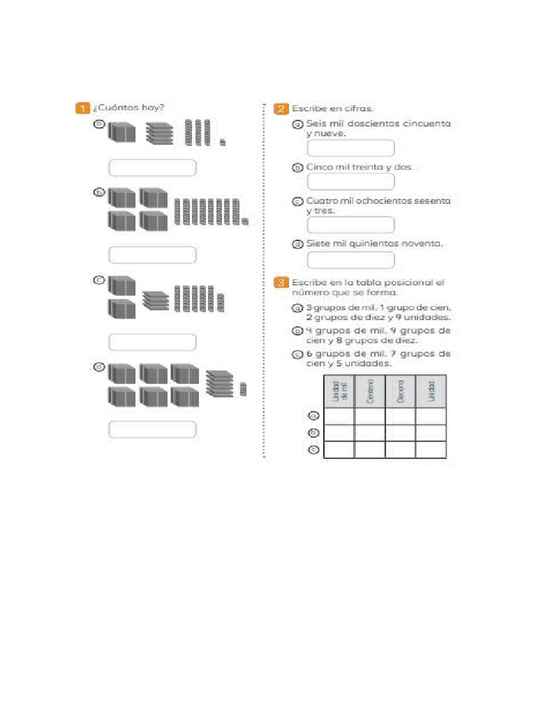 Matematica Formar Numeros | PDF
