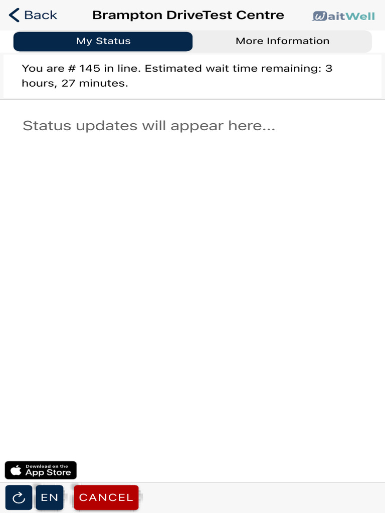 Brampton DriveTest Centre Wait Time | PDF
