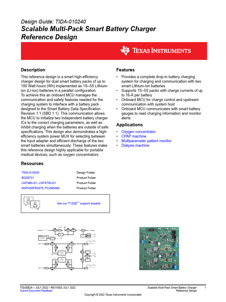 Smart Battery Charger Design Guide | PDF | Lithium Ion Battery ...