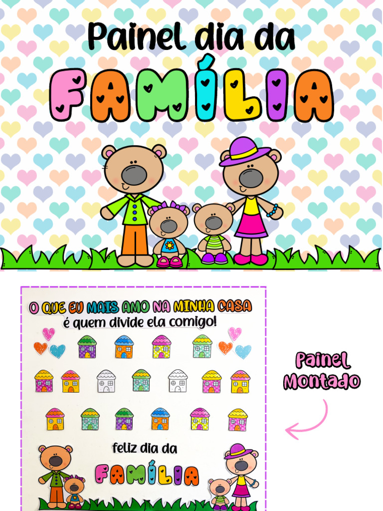 Painel do Dia da Família para Imprimir | PDF