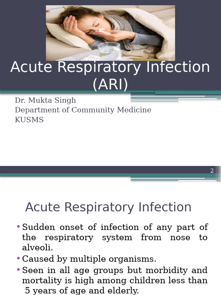 Acute Respiratory Infections | PDF | Pneumonia | Microbiology