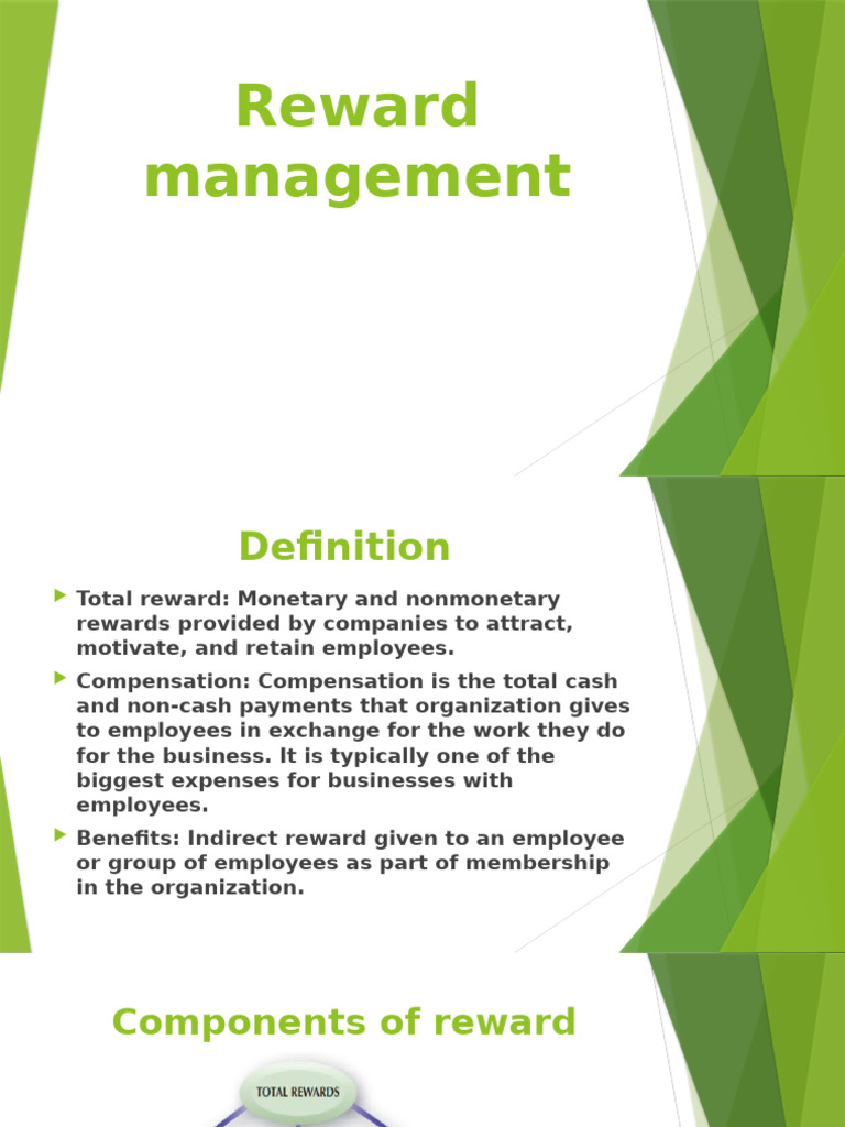 Chapter 5 Reward Management | PDF | Cost Of Living | Compensation And ...