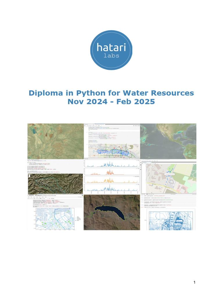 Diploma in Python For Water Resources, Nov 24 - Feb 25, V1a | PDF ...