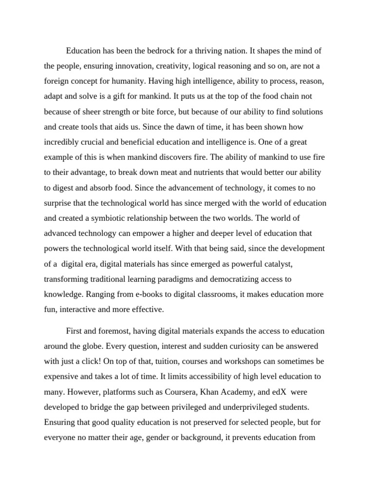Empowering Education with Digital Materials | PDF | Human | Accessibility