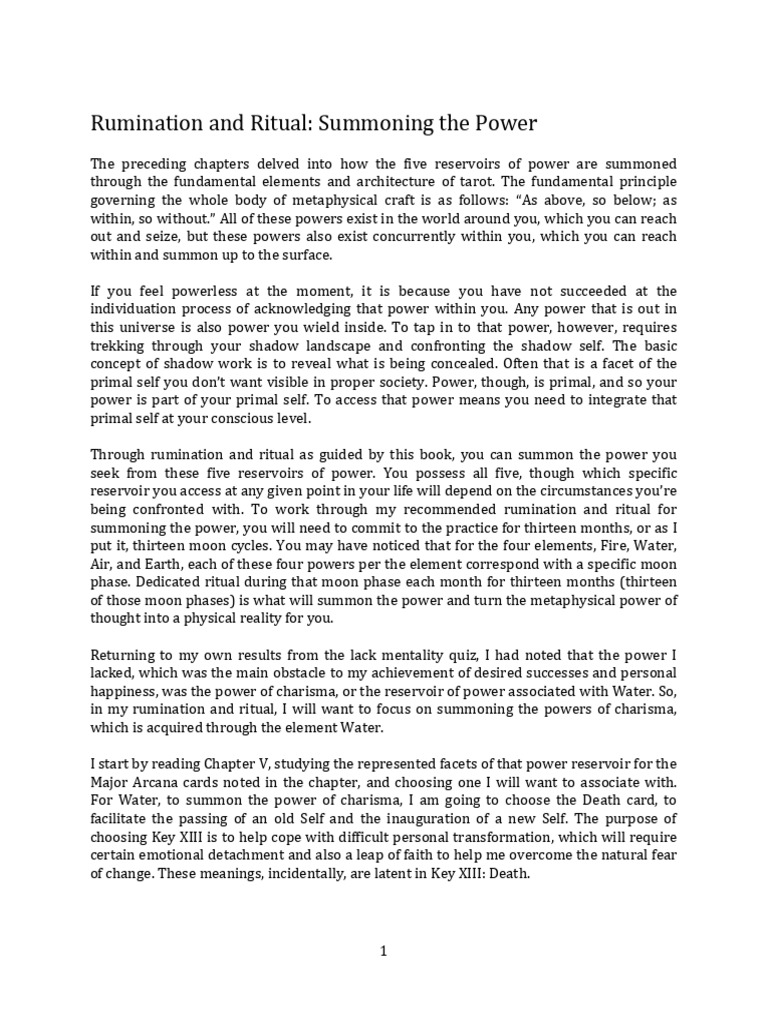 (Chapter 9) Rumination and Ritual | PDF