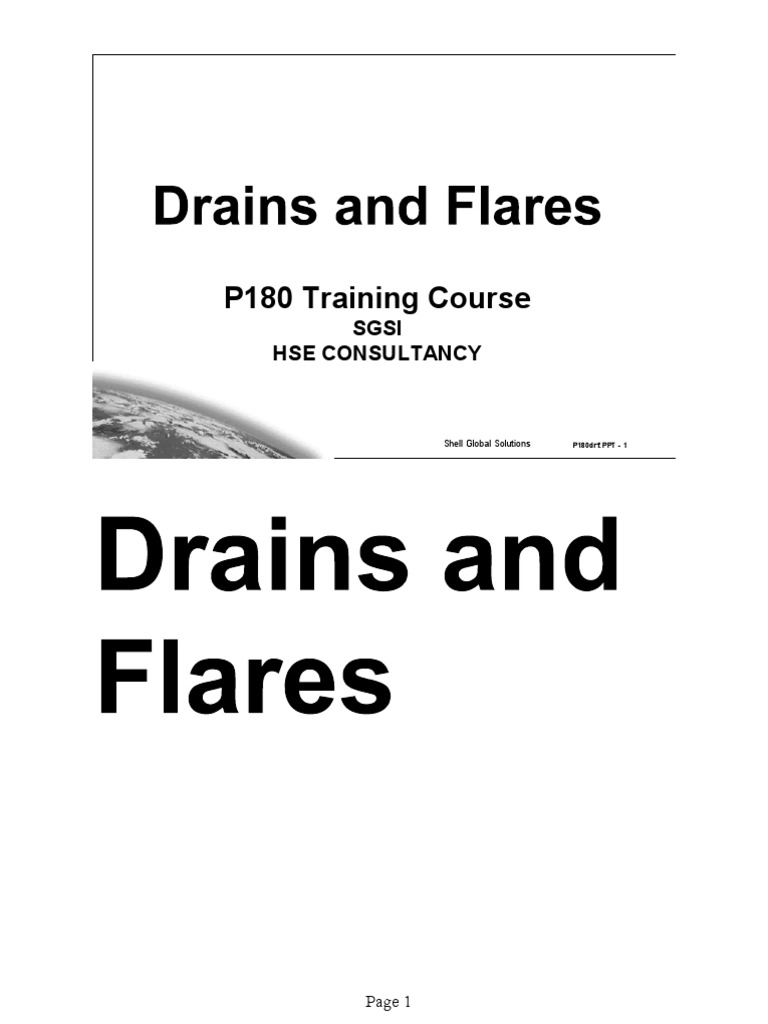 Drains & Flares | PDF | Valve | Pump