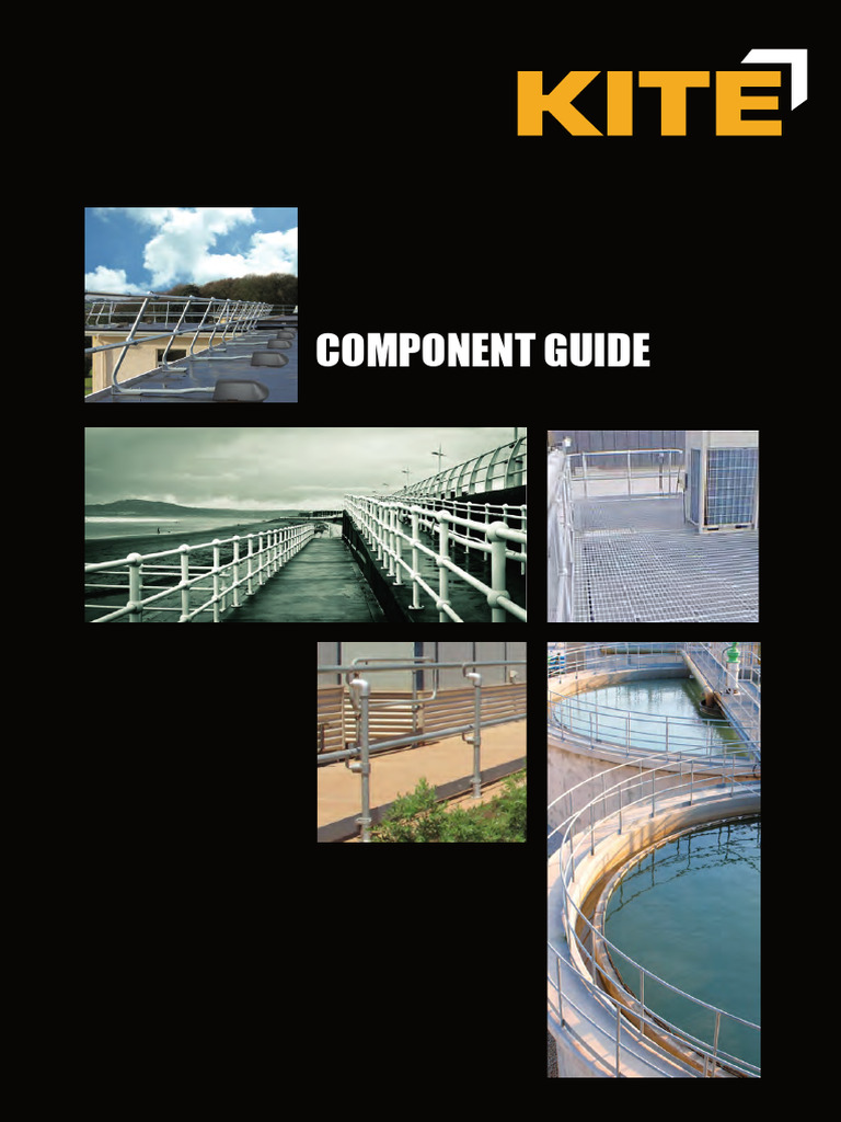 Industrial Handrail Component Guide | PDF | Screw | Welding
