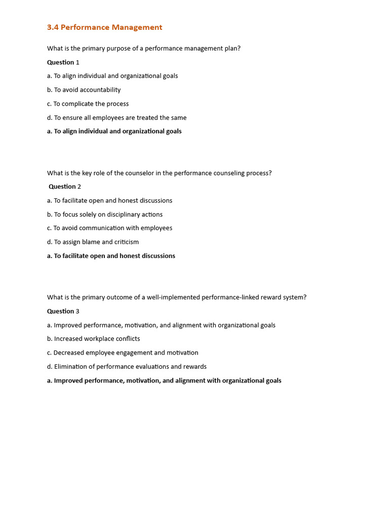Performance Management Strategies Explained | PDF | Mentorship | Employment