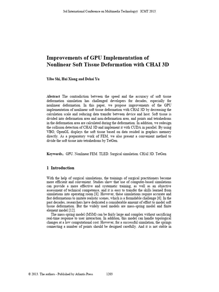 Improvements of GPU Implementation of Nonlinear So | PDF | Finite ...