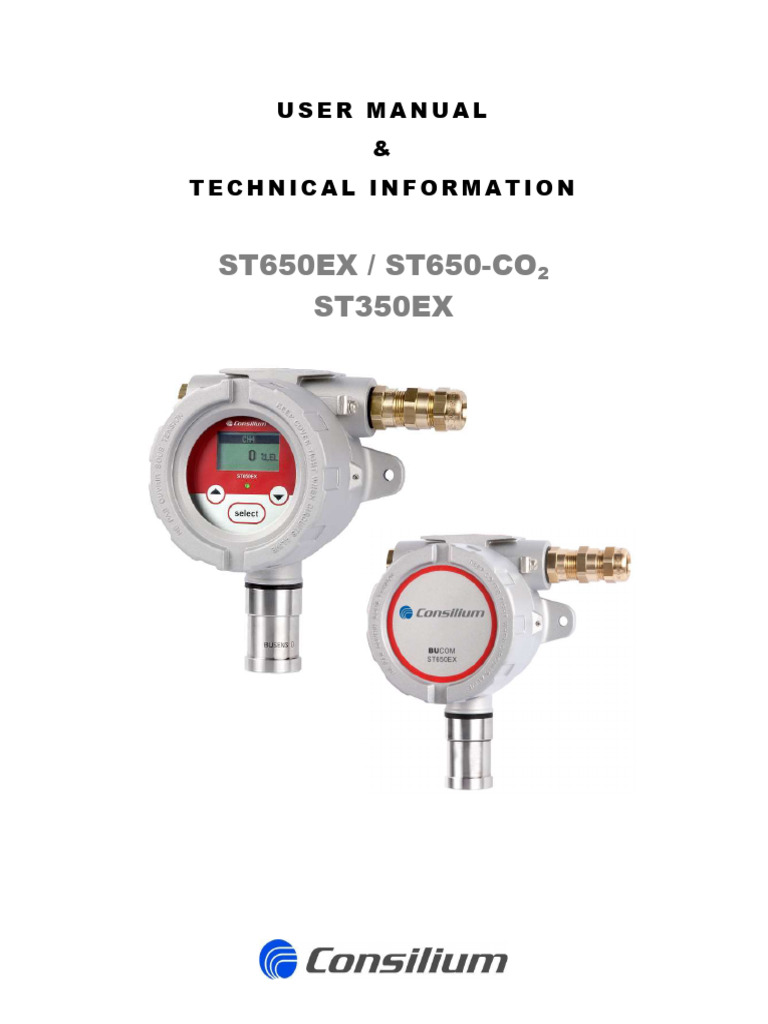 ST650EX/CO2/ST350EX User Manual v3.16 | PDF | Sensor | Electrical ...