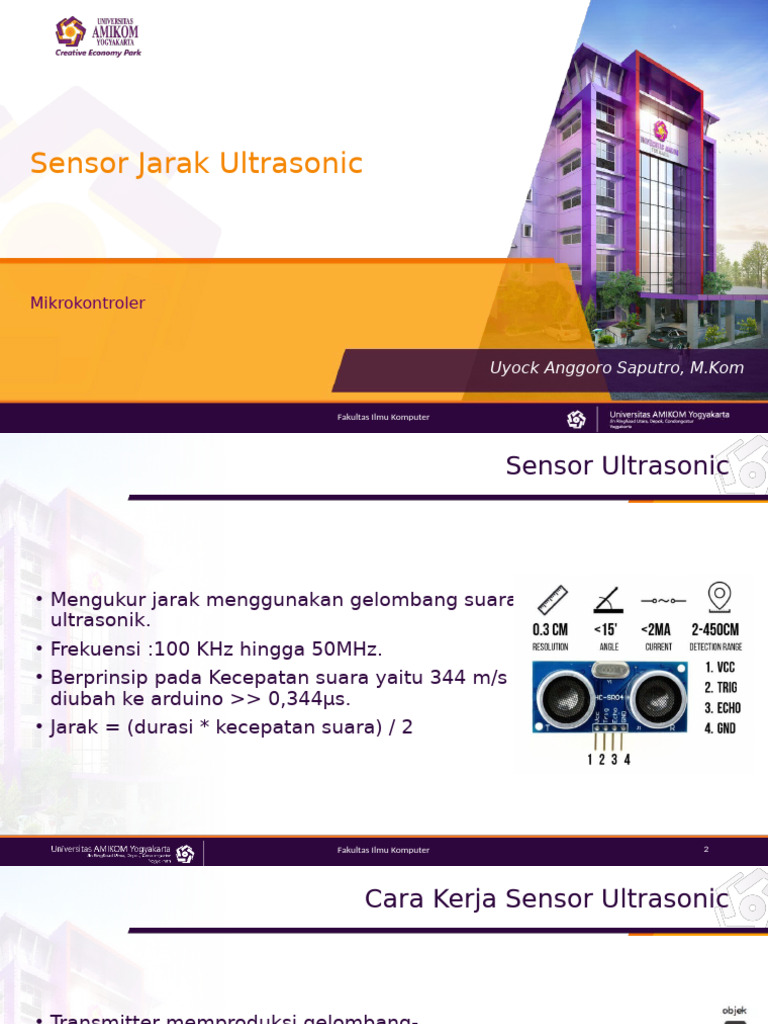 09 Sensor (Ultrasonic) | PDF