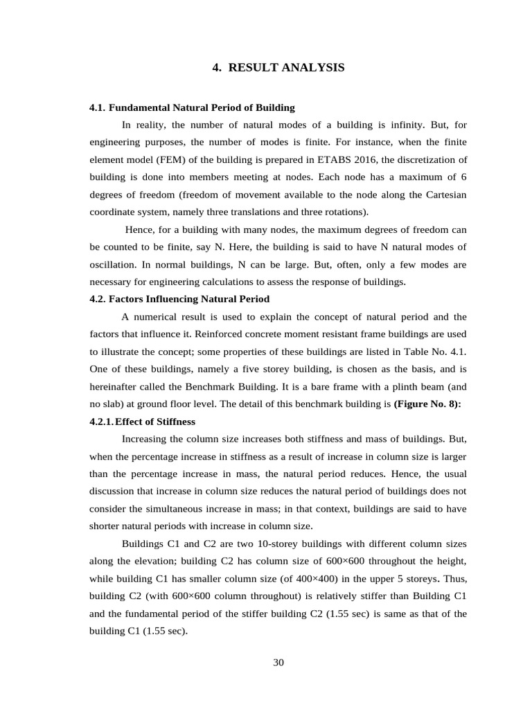 Building Natural Period Analysis Factors | PDF | Beam (Structure) | Bending