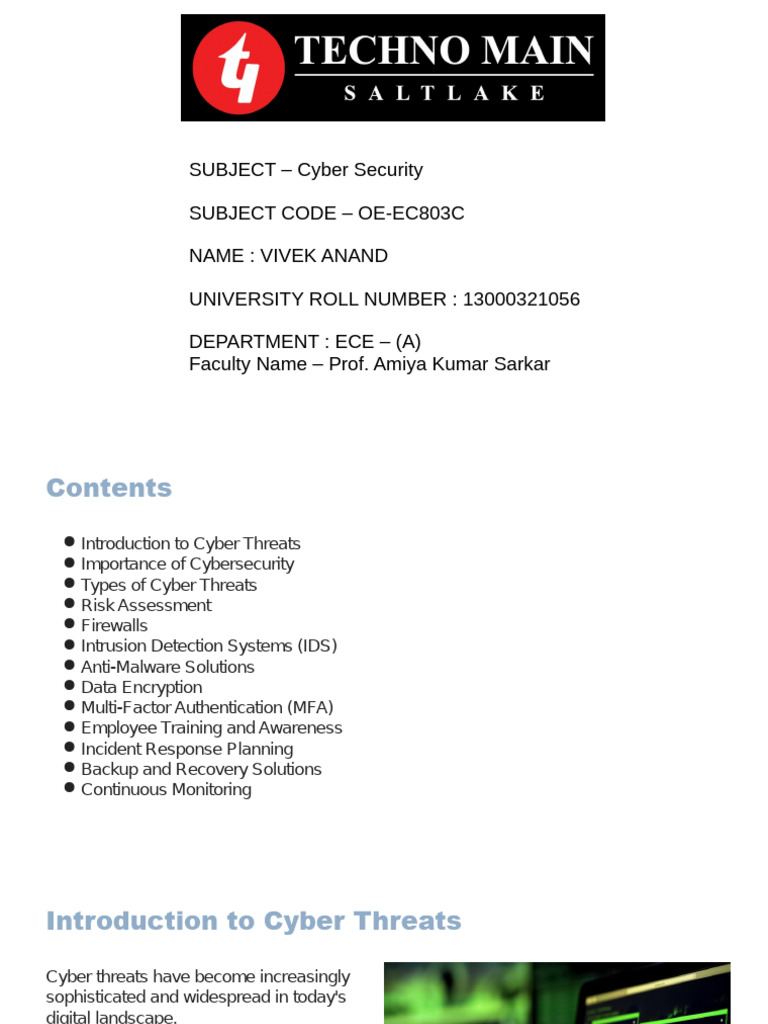 Comprehensive Cybersecurity Strategies | PDF | Security | Computer Security