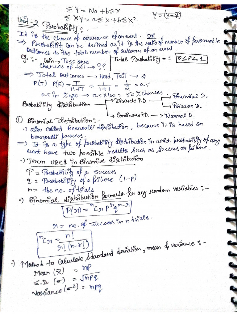 Biostatistics Notes | PDF