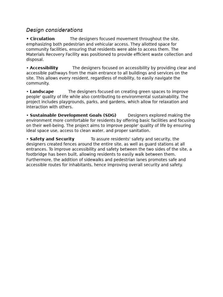 Key Design Considerations for Community Spaces | PDF