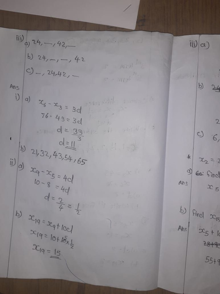 Problems Of Arithmetic Sequence Pdf