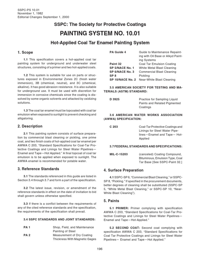 039 (1) Specification (Technical Standard) Paint