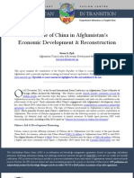 Afghanistan- China and Afghanistan-Economic Cooperation