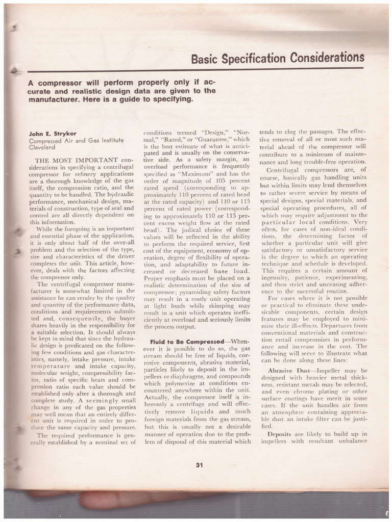 Specification Considerations | PDF