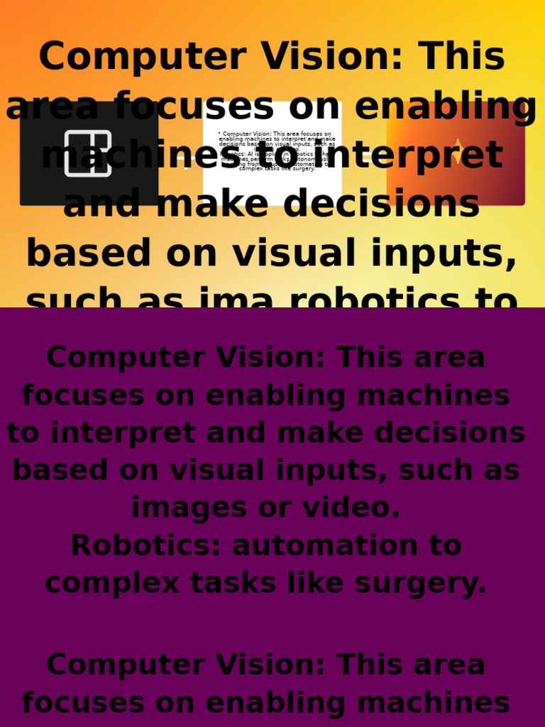 AI in Computer Vision and Robotics | PDF