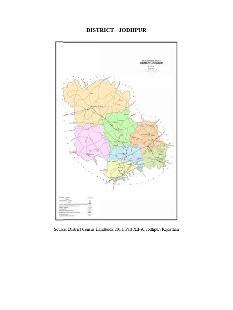 Jodhpur District Overview and Statistics | PDF