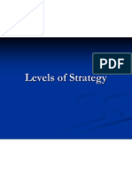 Levels of Strategy