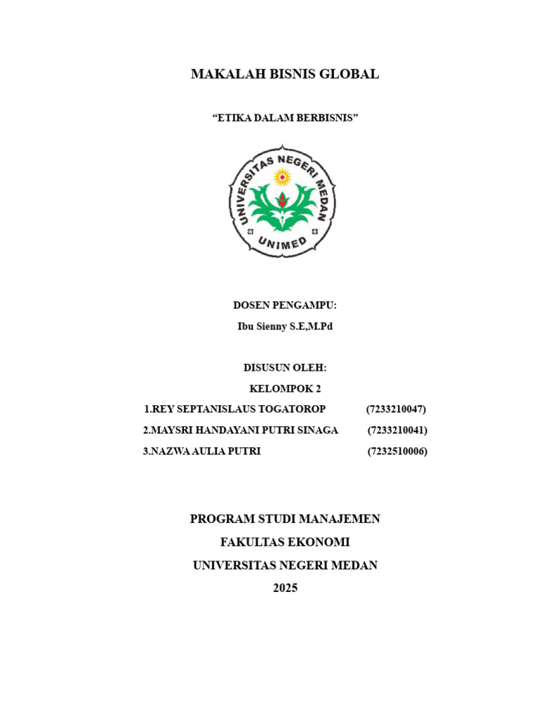 Etika Bisnis dan Skandal Maysri | PDF