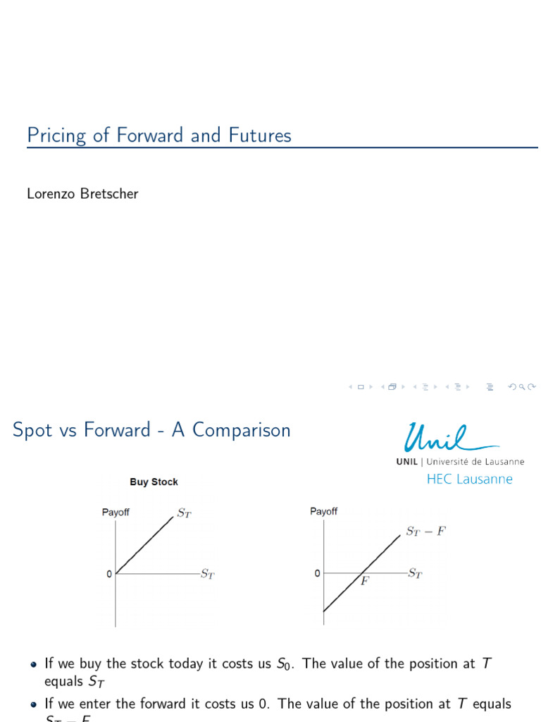 Forward and Futures Pricing Explained | PDF | Futures Contract | Arbitrage