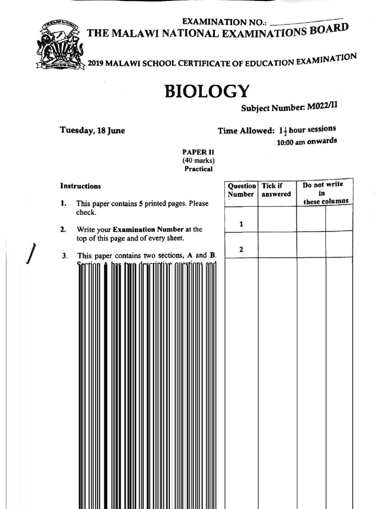 2019 Bio PP2 Maneb-1 | PDF