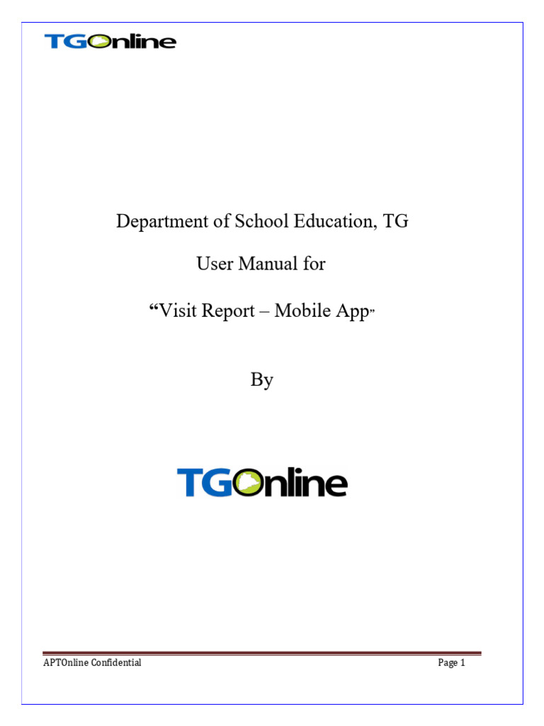 Visit Report Mobile App User Manual | PDF | Mobile App | Google Play