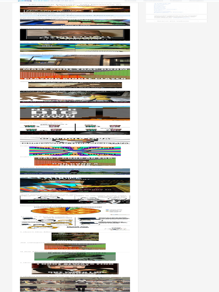 100 Funniest Minecraft Memes! (Updated For 2023) | PDF | Minecraft