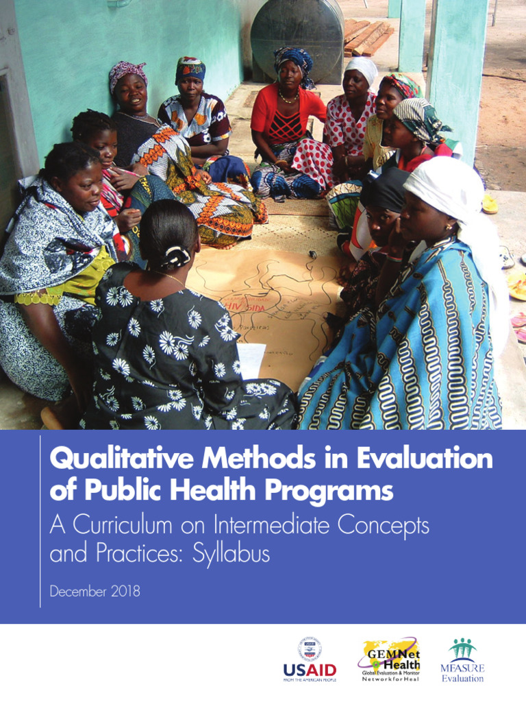 Qualitative Methods for Public Health Evaluation | PDF | Evaluation ...