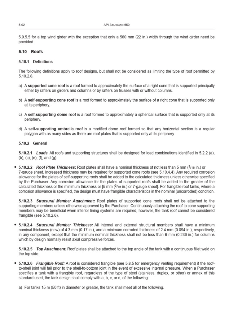 API 650 2021 Edition Overview | PDF